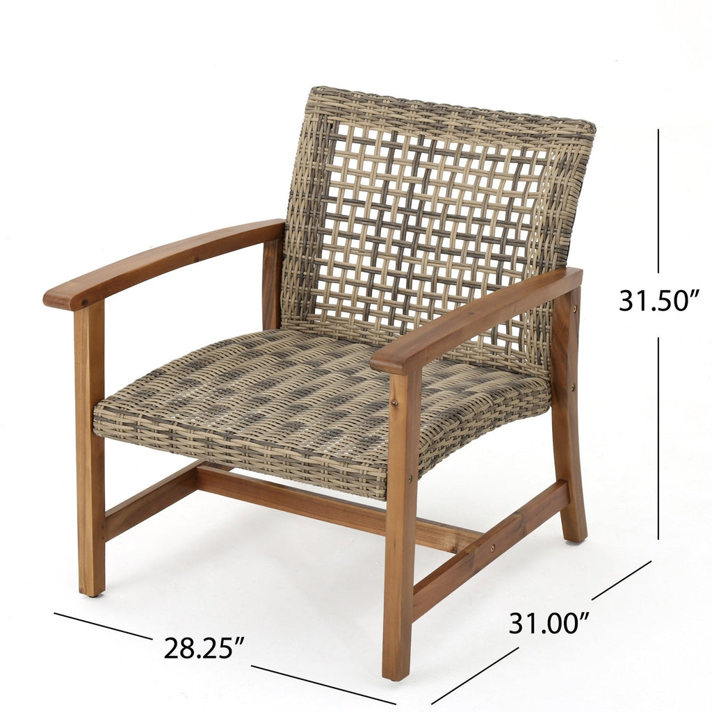 Ensemble de 2 Chaises d'Extérieur