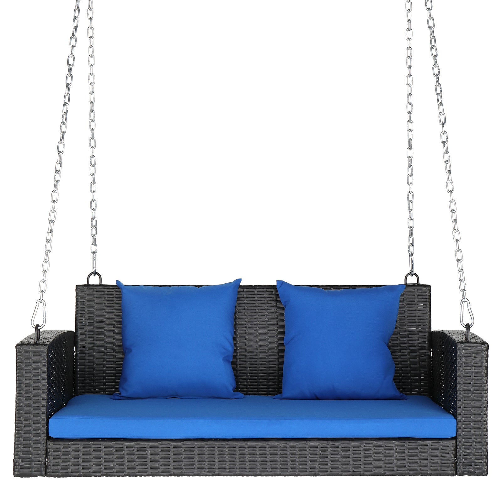 Chaise Suspendue en Rotin Noir