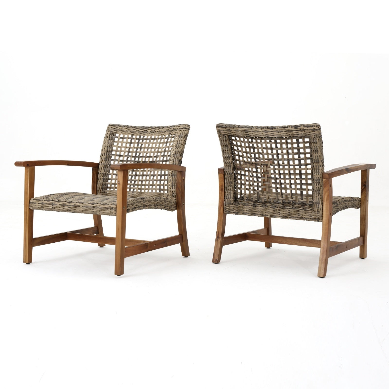 Ensemble de 2 Chaises d'Extérieur