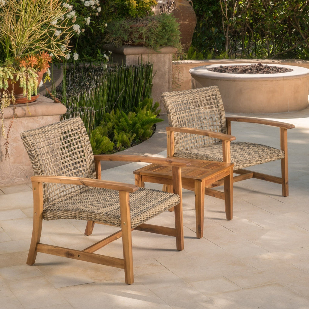 Ensemble de 2 Chaises d'Extérieur